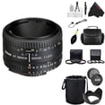 thumbnail image 1 of Nikon 50mm f/1.8D AF Lens Bundle for DSLR Cameras, 1 of 4