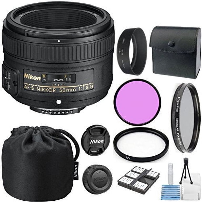 Nikon FA フィルムカメラ 本体 50mmレンズセット Nikon 50mm f/1.8G AF-S NIKKOR FX Lens Bundle for DSLR Cameras with