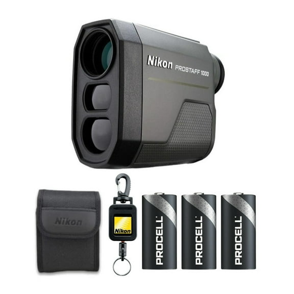 Nikon 6x20 PROSTAFF 1000 Laser Rangefinder with Retractable Tether and Battery