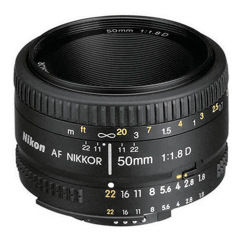 Nikon AF Nikkor 50mm f/1.8D Autofocus Lens - image 1 of 3