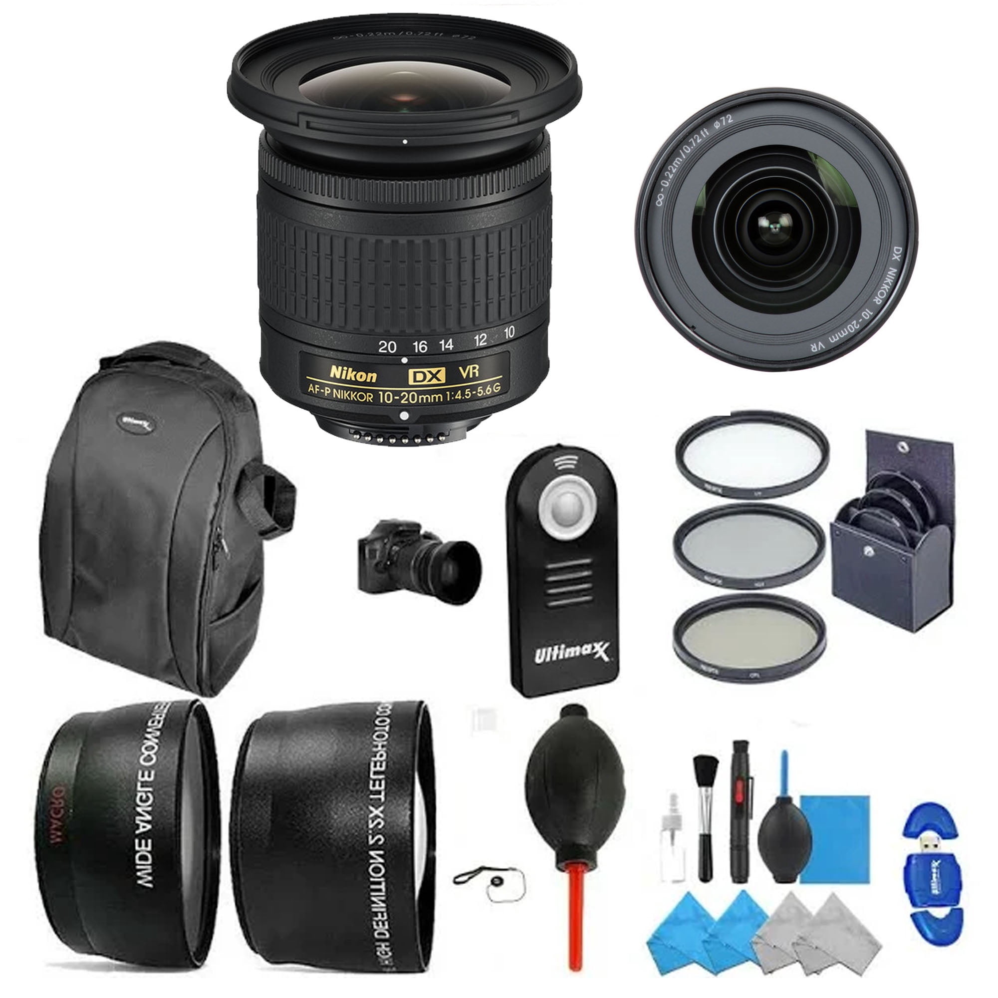Nikon AF-P DX NIKKOR 10-20mm f/4.5-5.6G VR Lens Professional 