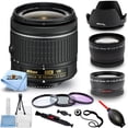 thumbnail image 1 of Nikon AF-P DX NIKKOR 18-55mm f/3.5-5.6G VR Lens PRO BUNDLE White Box, 1 of 5