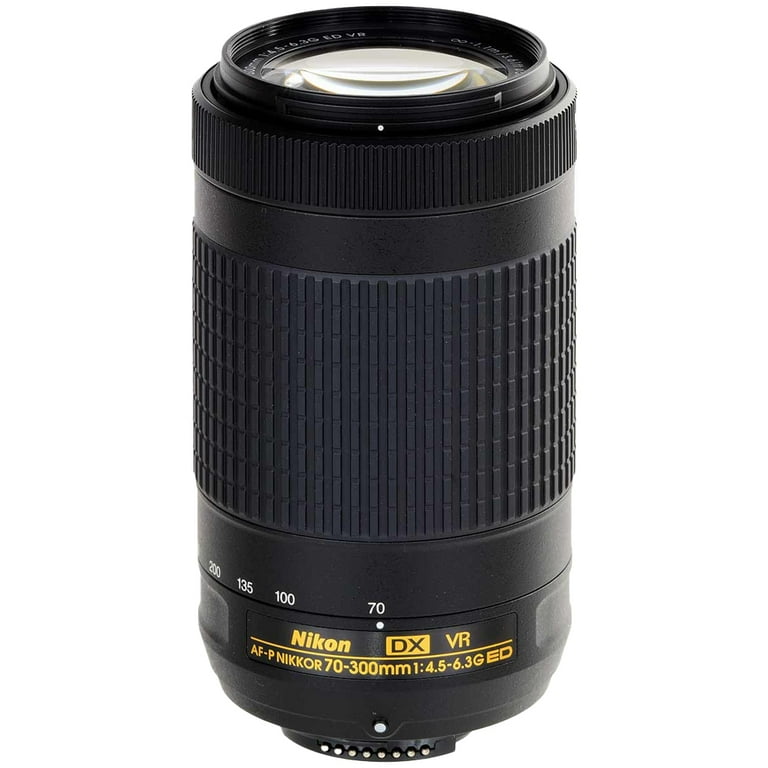 【美品】AF-P DX NIKKOR 70-300mm f/4.5-6.3G Nikon AF-P DX NIKKOR 70-300mm f/4.5-6.3G ED VR Zoom Lens for DSLR