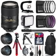 thumbnail image 1 of Nikon AF-S 18-300mm VR -Video Kit + LED KIt + Monopad - 16GB Accessory Bundle (International Version), 1 of 10