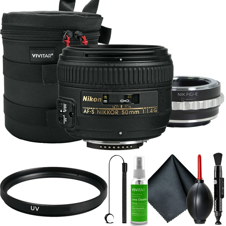 Nikon AF-S 50mm Lens Adapter for Sony E Camera A7 A7R A7s - Main Image