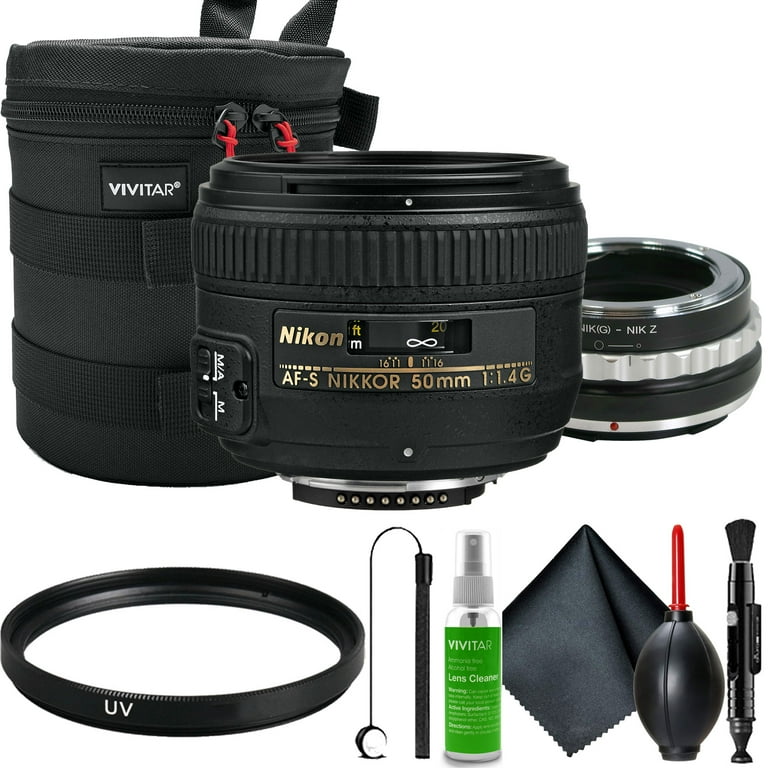 Nikon AF-S 50mm f/1.4G Lens Kit + Adapter for Nikon Z Z5 Z6 Nikon AF-S 50mm f/1.4G Lens Kit + Adapter for Nikon Z Z5 Z6