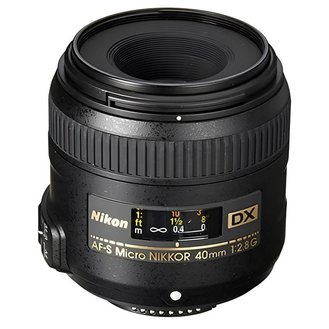Nikon AF-S DX Micro-NIKKOR 40mm F/2.8G Fixed Zoom Lens with Auto Focus for Nikon DSLR Cameras