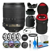 Nikon AF-S DX NIKKOR 18-105mm f/3.5-5.6G ED VR Lens Bundle with Lens Case, Filter Kit & Cleaning Kit International Model