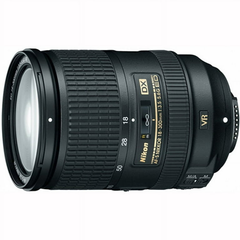 動確済 ニコン Nikon AFS DX 18-300 3.5-5.6 #624 Nikon AF:S DX NIKKOR 18:300mm f/3.5:5.6G ED VR Lens - Walmart.com