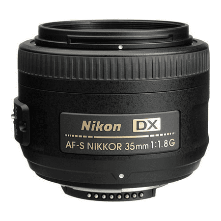 Nikon - AF-S DX NIKKOR 35mm f/1.8G Standard Lens - Black
