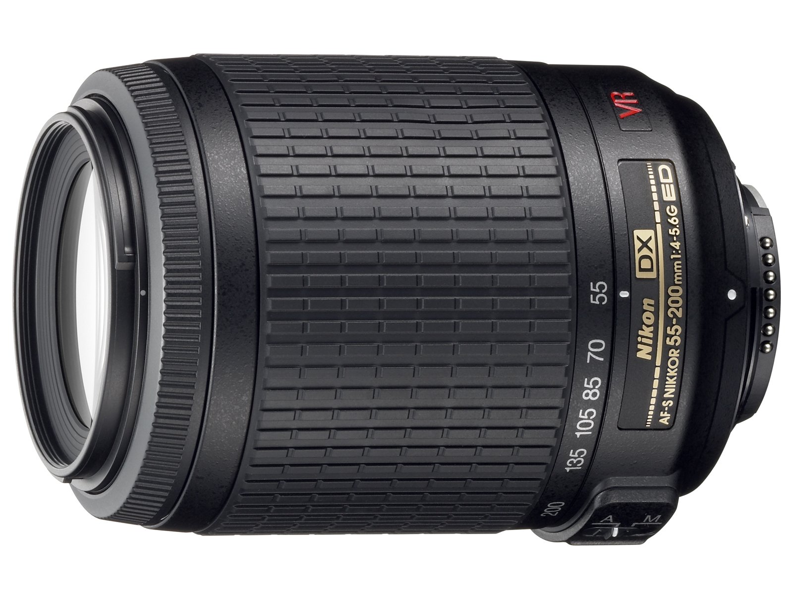 Nikon AF-S DX Nikkor 55-200mm f/4-5.6 G ED VR Autofocus APS-C Lens, Black {52} - image 1 of 3