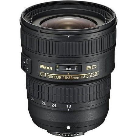 Nikon - AF-S NIKKOR 18-35mm f/3.5-4.5G ED Ultra-Wide Zoom Lens - Black