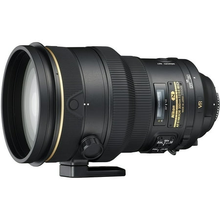 Nikon - AF-S NIKKOR 200mm f/2G ED VR II Telephoto Lens for Select Cameras - Black