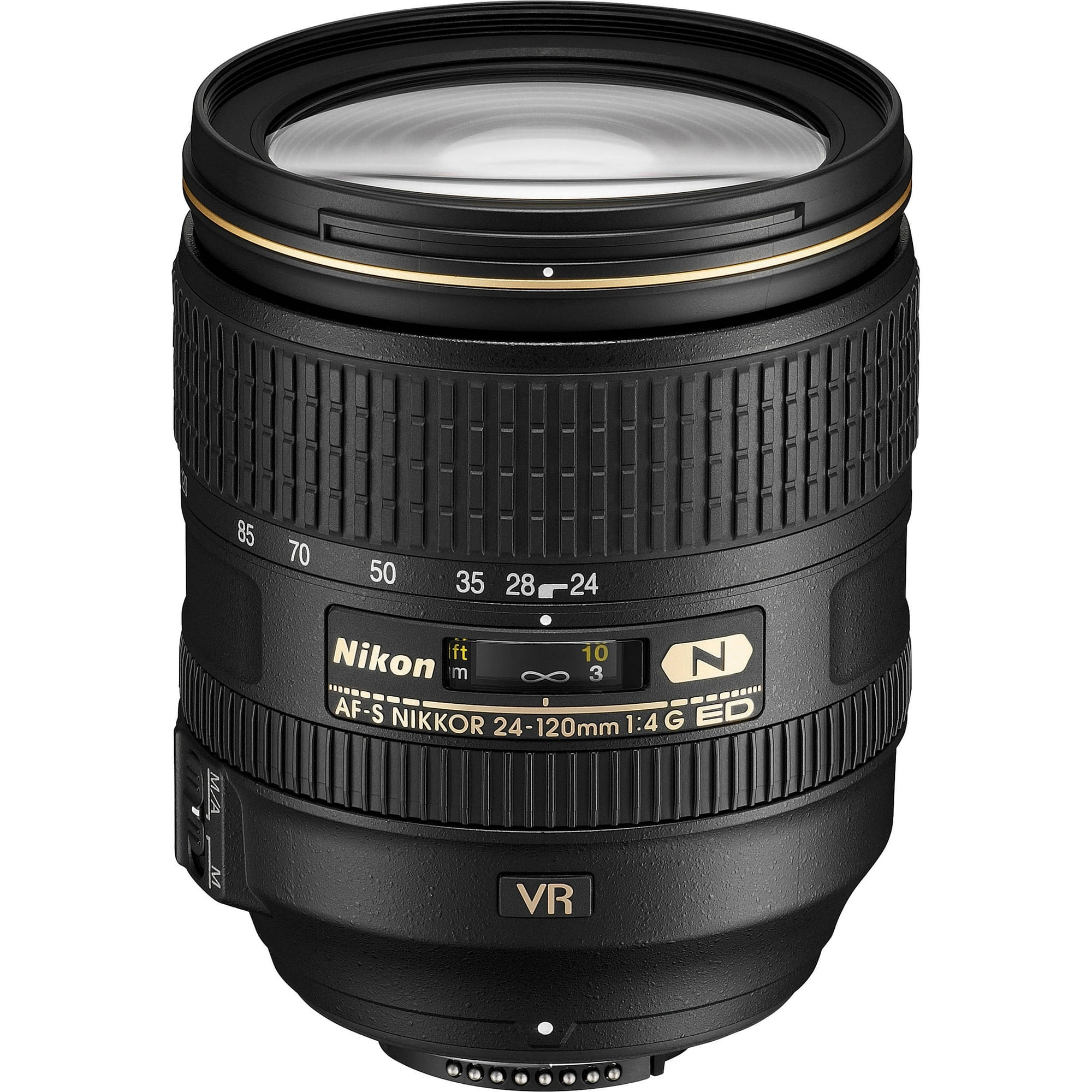 Nikon AF-S NIKKOR 24-120mm f/4G ED VR Lens - Walmart.com