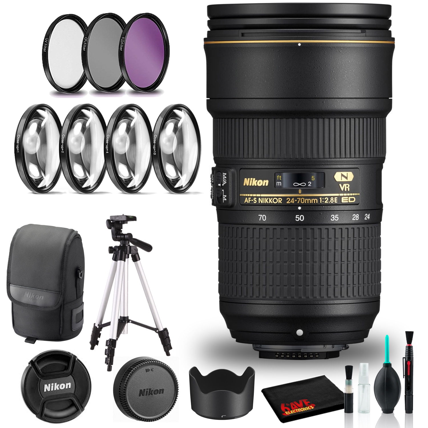 Nikon AF-S NIKKOR 24-70mm f/2.8E ED VR Wide Angle Zoom DSLR