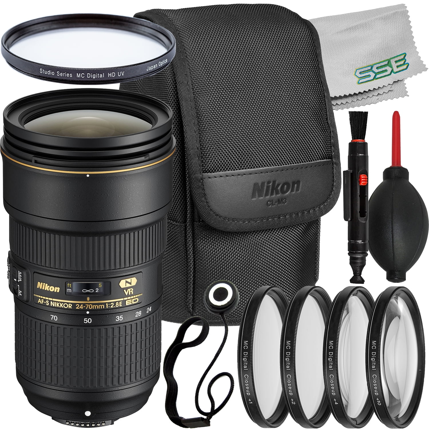AF-S NIKKOR 24-70mm F2.8 ポーチ、箱付き 美品 Nikon ニコン AF-S NIKKOR 24-70mm F2.8G ED 元箱 レンズ