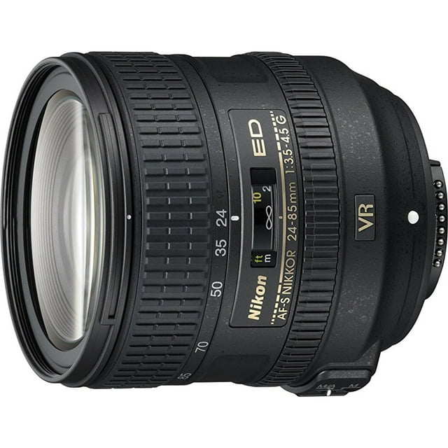Nikon AF-S NIKKOR 24-85mm f/3.5-4.5G ED VR Lens 2204 - White Box