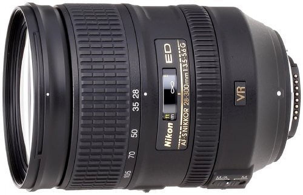 Nikon AF-S NIKKOR 28-300mm VR Lens with 10.7x Zoom & ED Glass