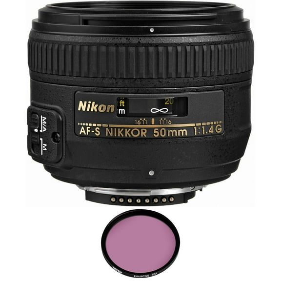 Pre-Owned Nikon AF-S NIKKOR 50mm f/1.4G Lens with Pro Filter