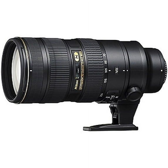 Nikon AF-S NIKKOR 70-200mm f/2.8 G II ED VR Autofocus IF Lens, Black {77} with Tripod Foot