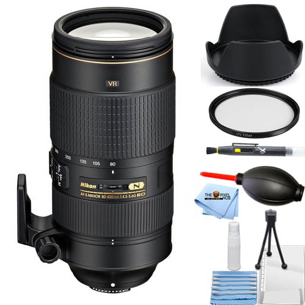 Nikon AF-S NIKKOR 80-400mm f/4.5-5.6G ED VR Lens 2208 - 7PC