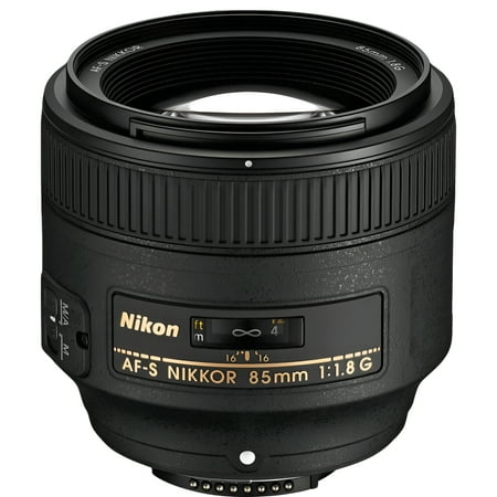 Nikon - AF-S NIKKOR 85mm f/1.8G Medium Telephoto Lens - Black
