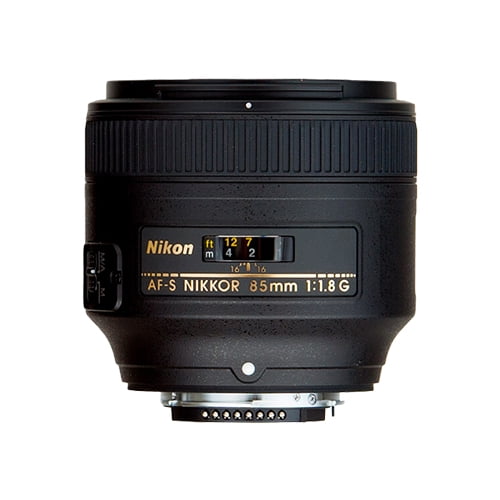 Nikon AF-S NIKKOR 85mm f/1.8G Lens - Walmart.com