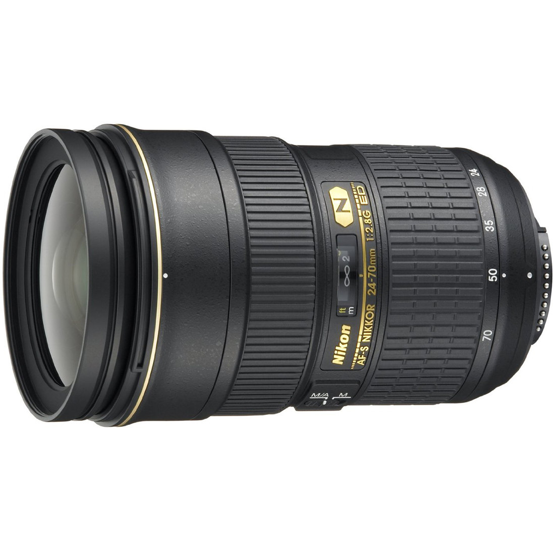 Nikon AF-S Nikkor 24-70mm f/2.8G ED Autofocus Lens (Black) - image 1 of 6
