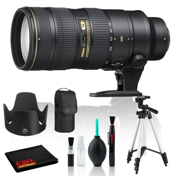 Nikon AF-S VR Zoom-NIKKOR 70-200mm F/2.8G IF-ED with Tripod (Intl Model)