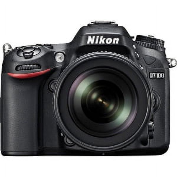 Nikon Black D7100 Digital SLR Camera with 24.1 Megapixels (Body Only) - image 1 of 2