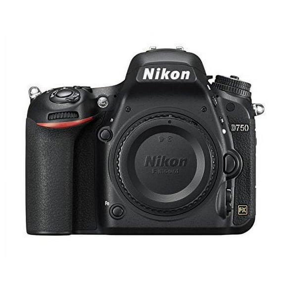 Nikon Black D750 FX-format Digital SLR Camera with 24.3 Megapixels (Body Only)