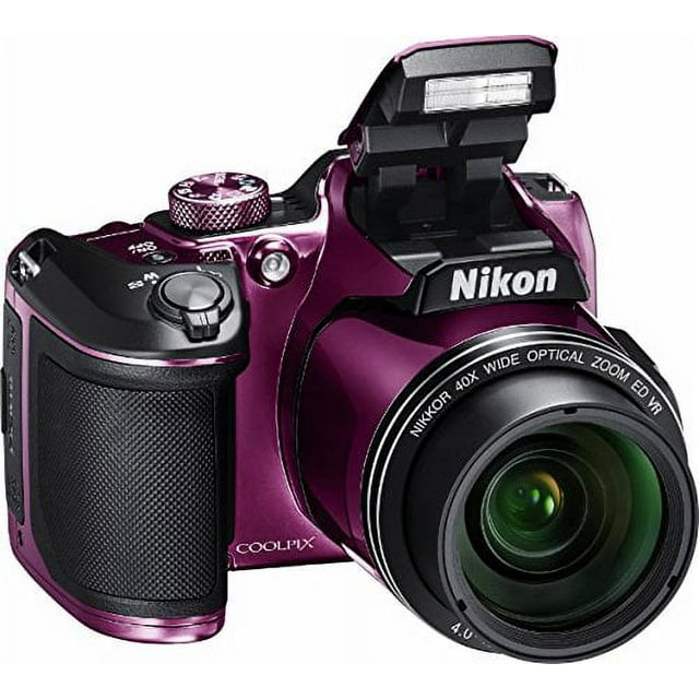 Nikon COOLPIX B500 16.0Megapixel Digital Camera Plum, Point Shoot with Zoom Lens, Wifi