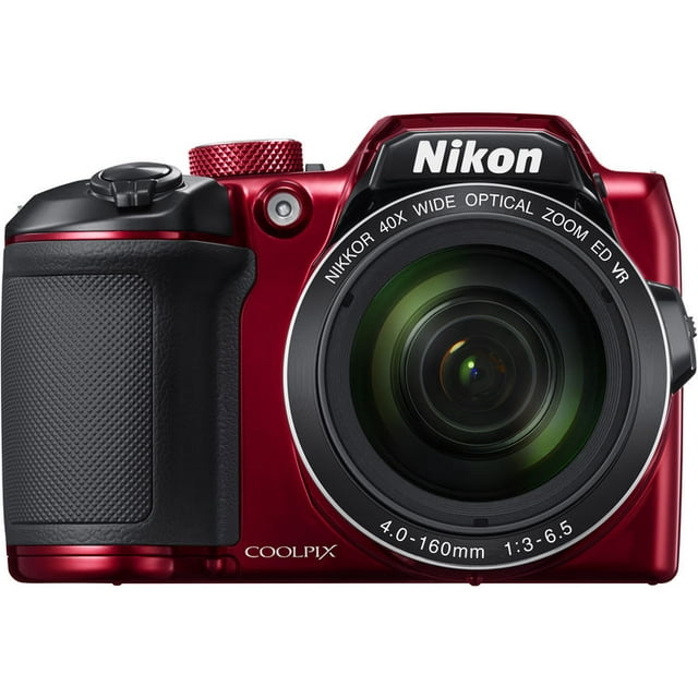 Nikon COOLPIX B500 Digital Camera (Red) USA MODEL