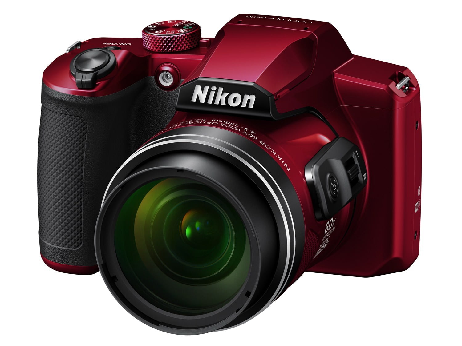 Nikon COOLPIX B600 Digital Camera (Red) VQA091EA - Walmart.com