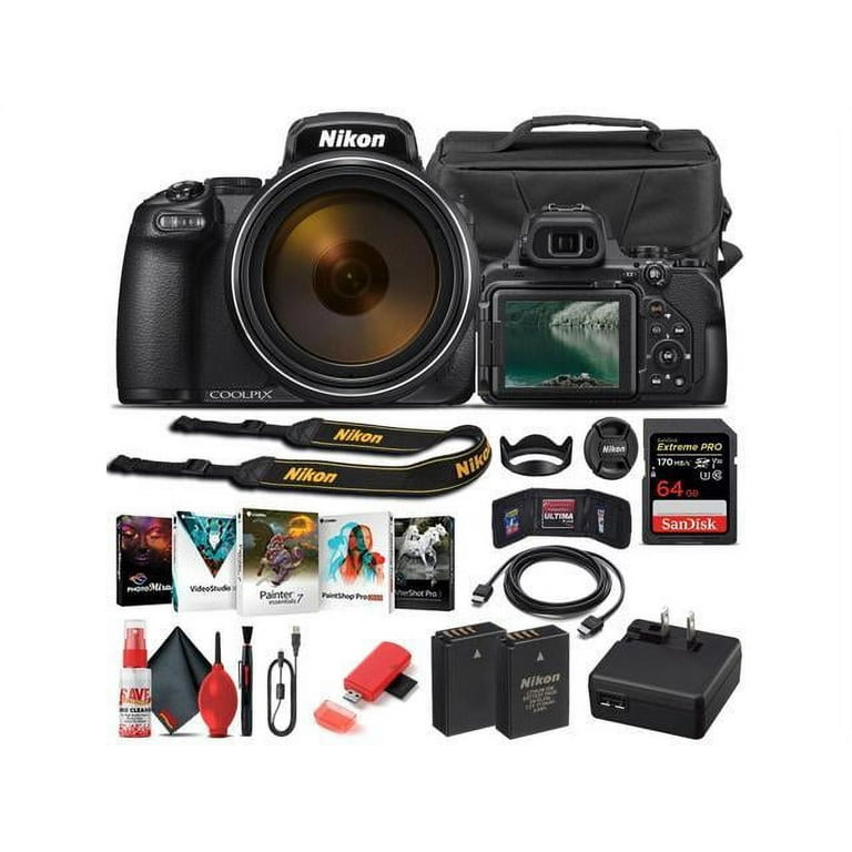 Nikon COOLPIX P1000 Digital Camera Starter Bundle (Intl Model)