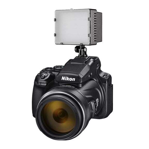 Professional Long Life Multi-LED Dimmable Video Light For Nikon COOLPIX P1000 (Camera NOT Included)