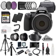 Nikon COOLPIX P1100 Digital Camera+128GB+Ext Bat+9 PC Filtr MEGA Kit International Version