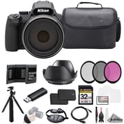 Nikon COOLPIX P1100 Digital Camera +32GB + Ext Bat+ 3 PC Filter- Kit International Version