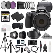 Nikon COOLPIX P1100 Digital Camera + Mic +128GB + 9 PC Filtr-MEGA Kit International Version