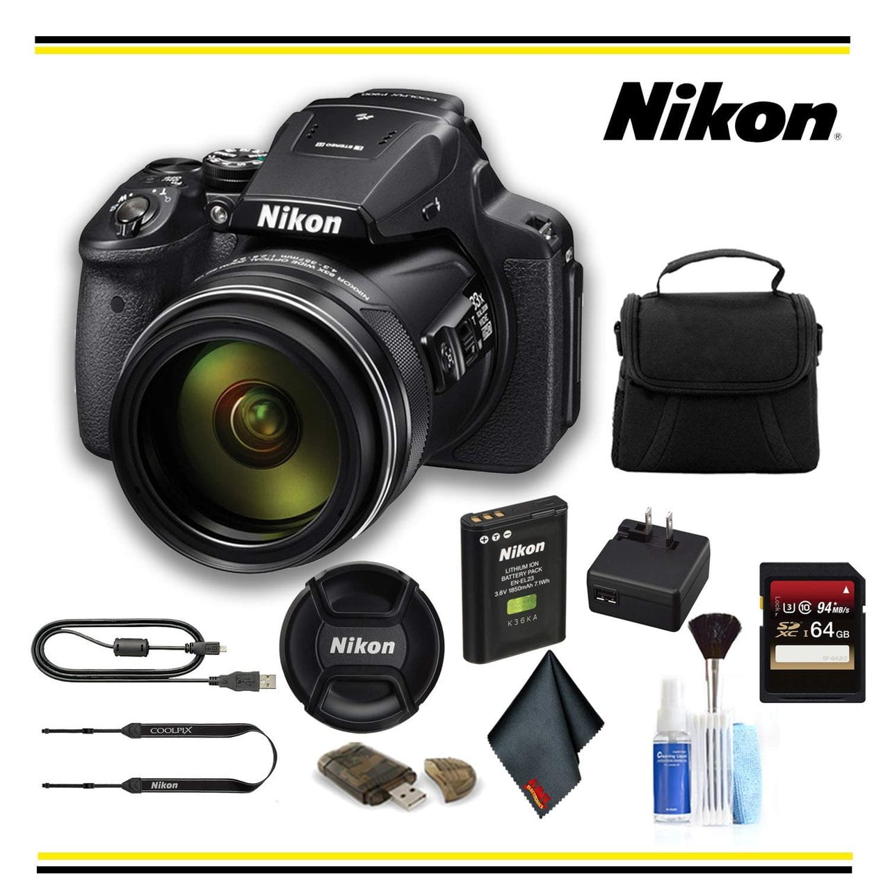 Nikon COOLPIX P900 Digital Camera Starter Bundle