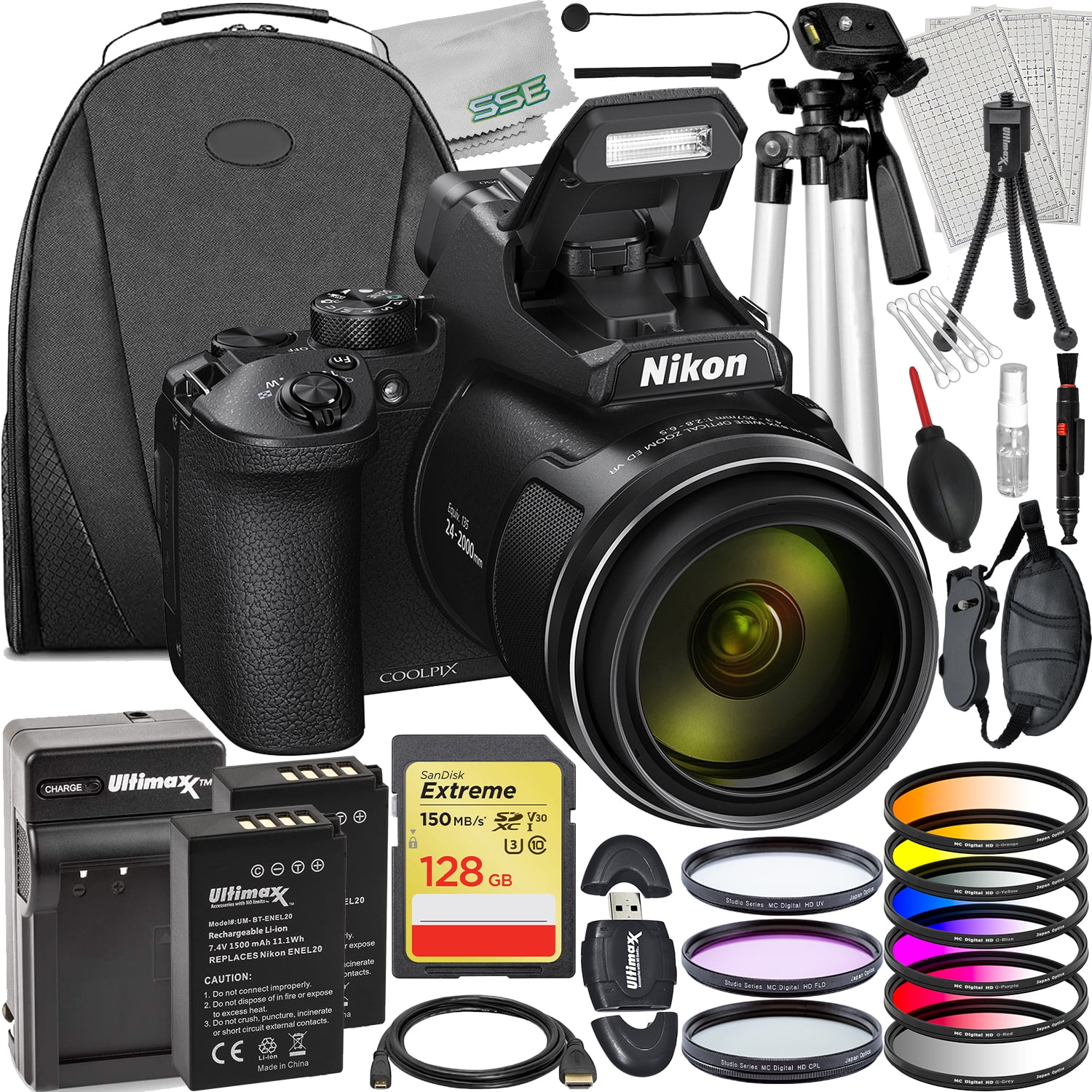Nikon COOLPIX P950 WiFi Camera, Advanced Bundle: SanDisk Nikon COOLPIX P950 WiFi Camera, Advanced Bundle: SanDisk