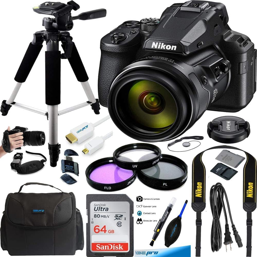 Compact Bundle Premium + Camera Expo Optical COOLPIX Telephoto 83x with Digital Lens Super Accessories Zoom P950 Nikon
