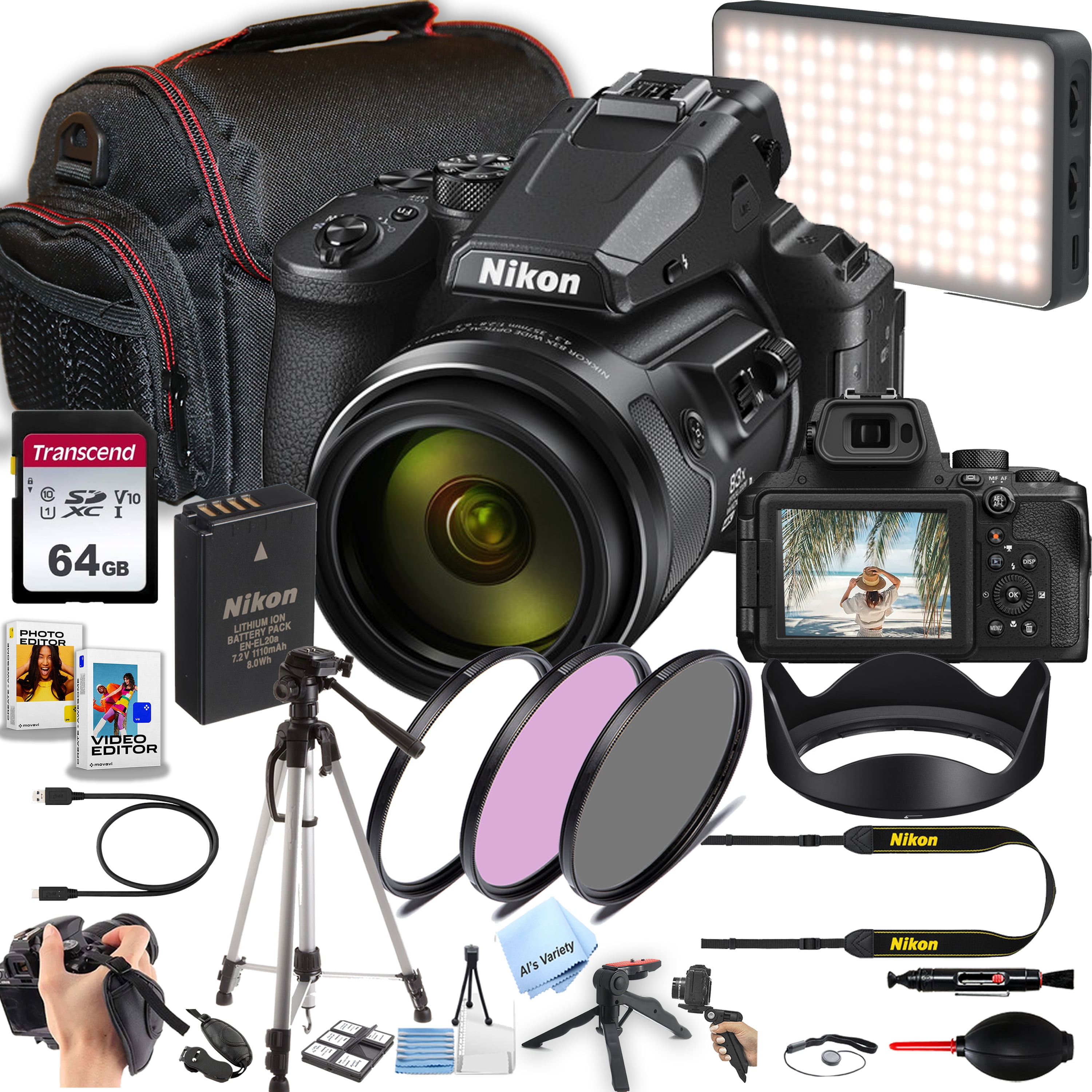Nikon COOLPIX P950 Digital Camera 24-2000mm Zoom | 83x,16 MP 4K