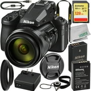 Nikon COOLPIX P950 Digital Camera with Accessory Bundle: SanDisk 128GB Extreme SDXC Memory Card, Extended Life Replacement Battery (1500mAh) & More (11pc Bundle)