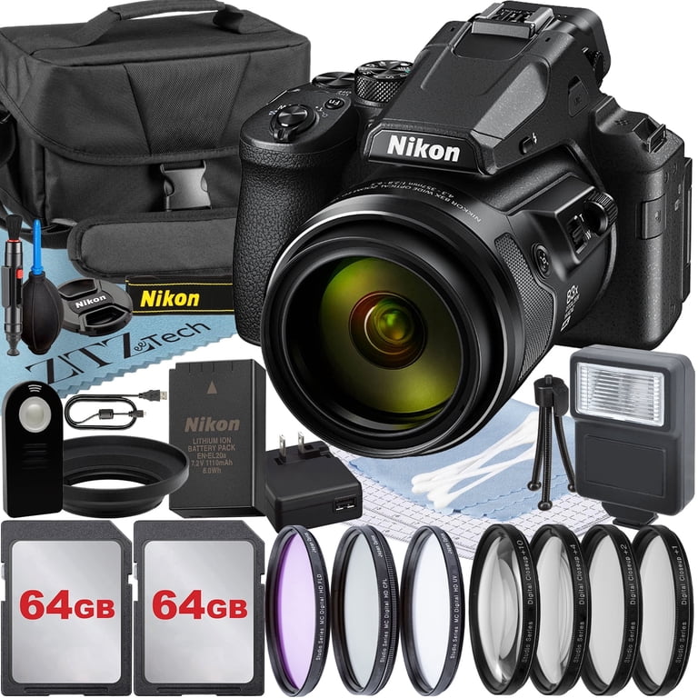 Nikon COOLPIX P950 Camera with 83x Zoom, WiFi, 2x 64GB Memory