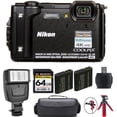 thumbnail image 1 of Nikon COOLPIX W300 Camera (Black) + Extra Battery + Flash - 64GB Kit (International Version), 1 of 6