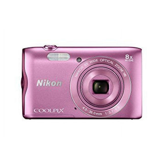 Nikon Coolpix 300 20MP Digital Camera (Pink) (Intl Model)