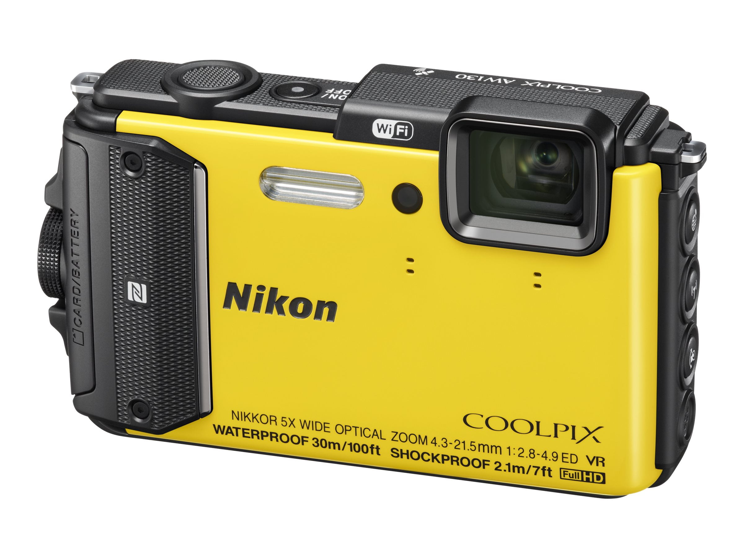 超激得低価Nikon COOLPIX AW130 イエロー コンデジ コンパクトデジカメ デジタルカメラ