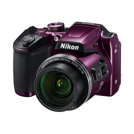 Nikon - COOLPIX B500 16.0-Megapixel Digital Camera - Plum