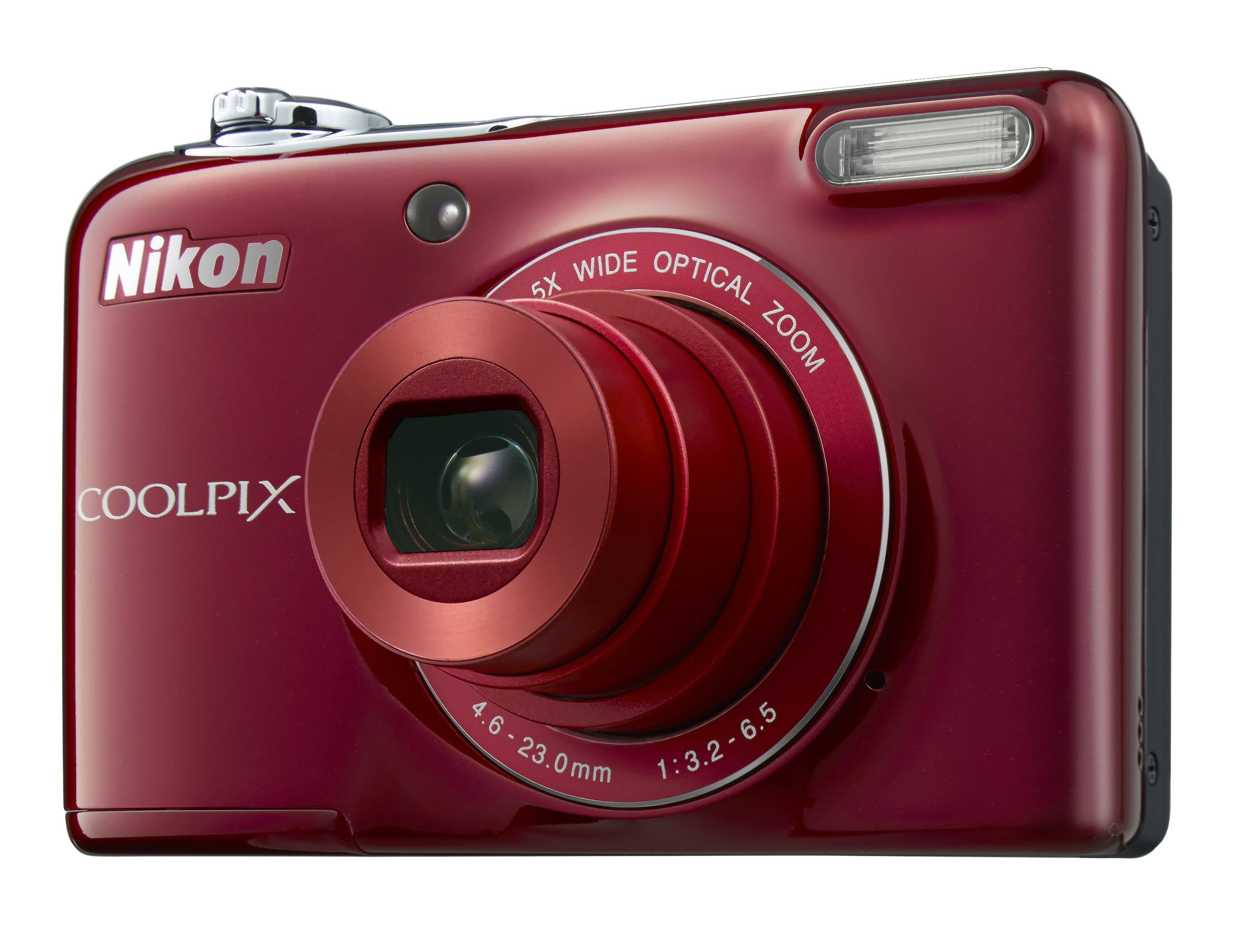 美品　Nikon COOLPIX L32 コンパクトデジタルカメラ　レッド Coolpix L32 Compact Camera - Walmart.com